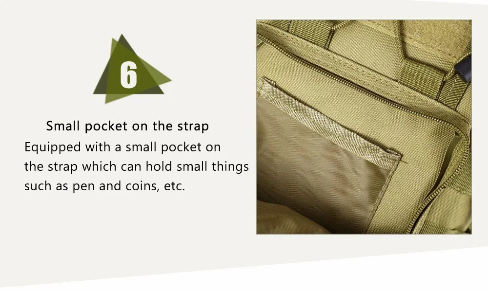Mens Backpack Tactical Sling Shoulder Bag Molle Travel Chest Pack Outdoor Hiking