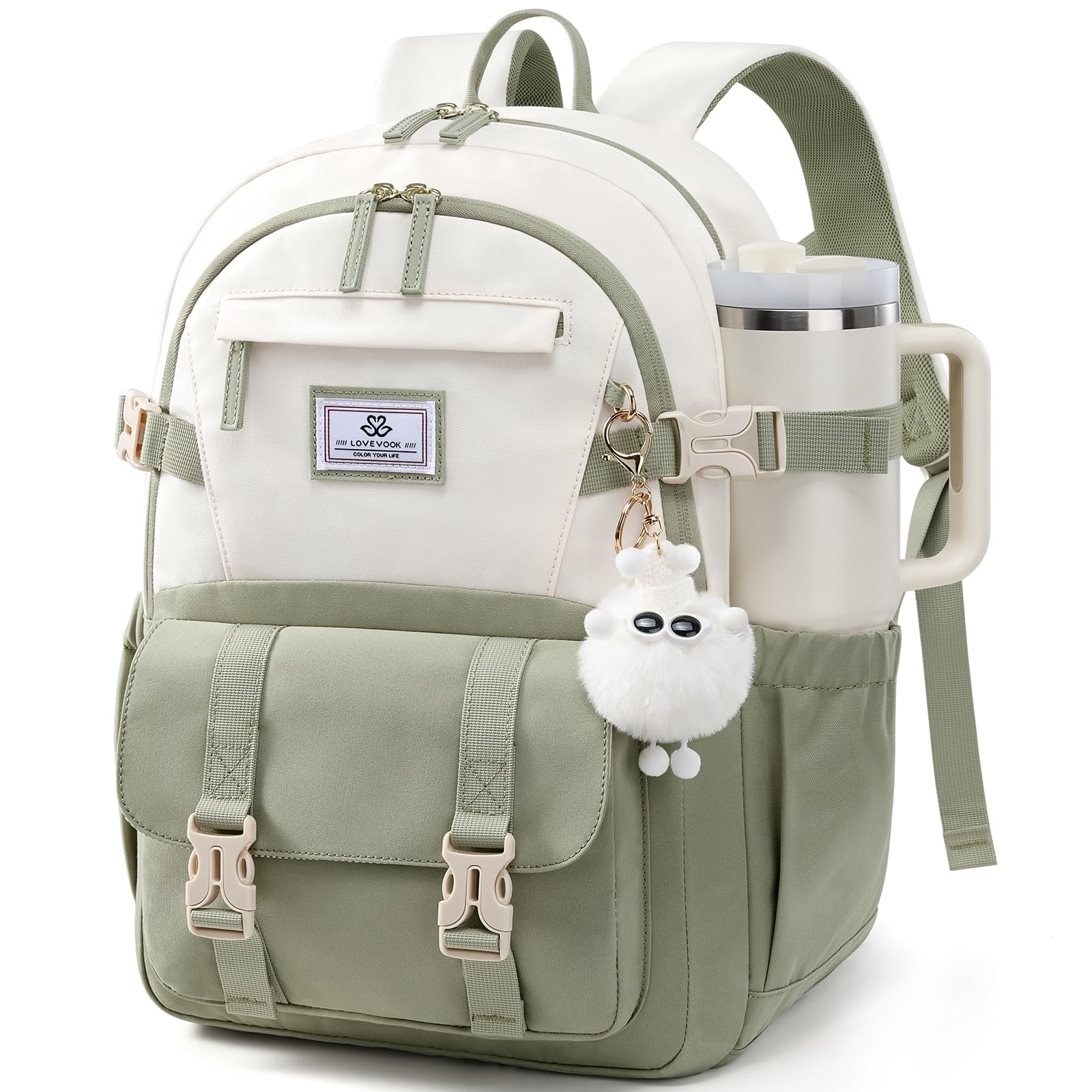School Backpack for Teen Girls, Bookbag for 8-16 Student, Middle High College Ba