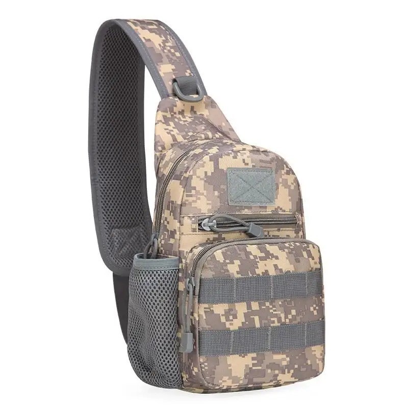 Mens Backpack Tactical Sling Shoulder Bag Molle Travel Chest Pack Outdoor Hiking