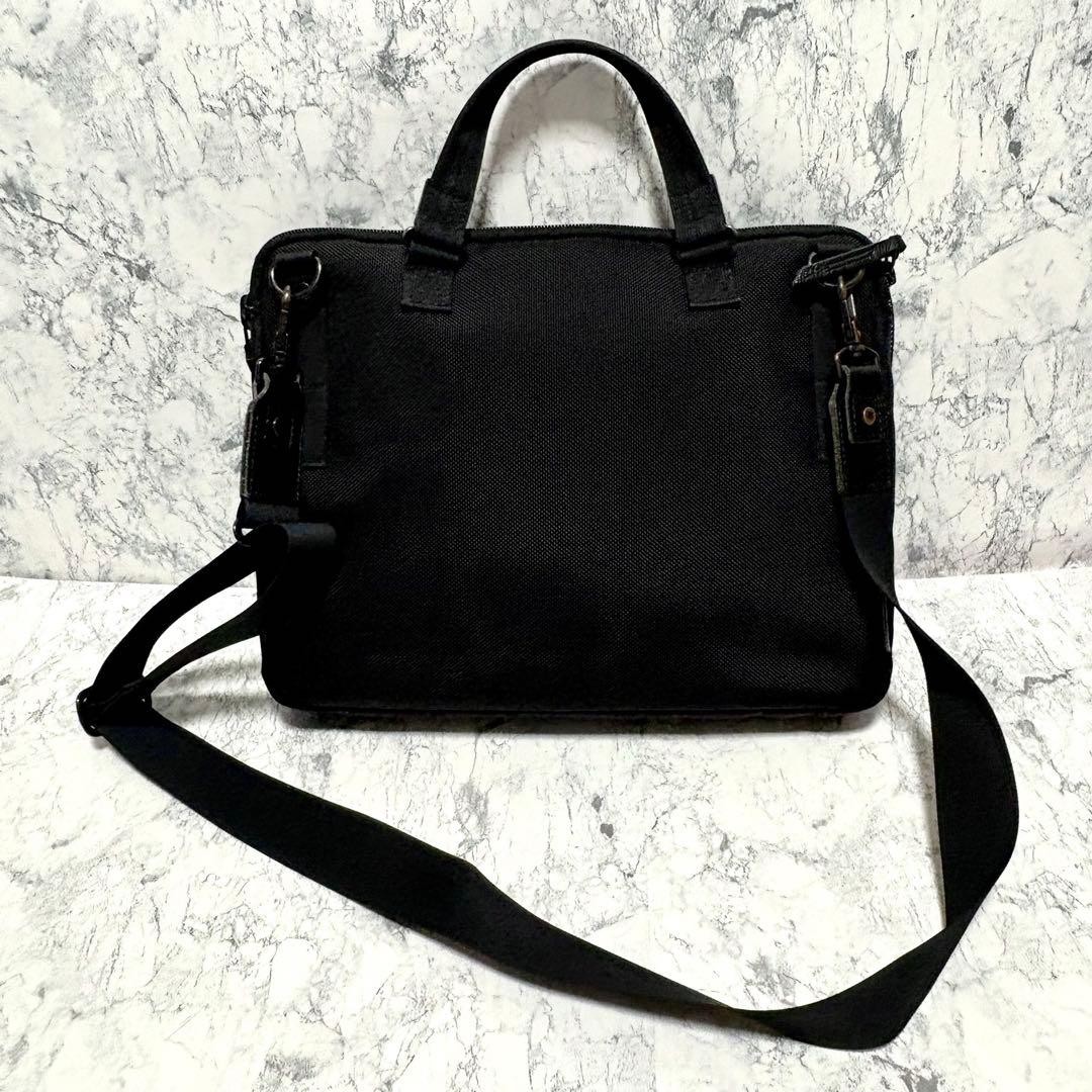 Master-Piece Black Nylon Shoulder Bag Men Unisex Travel Business