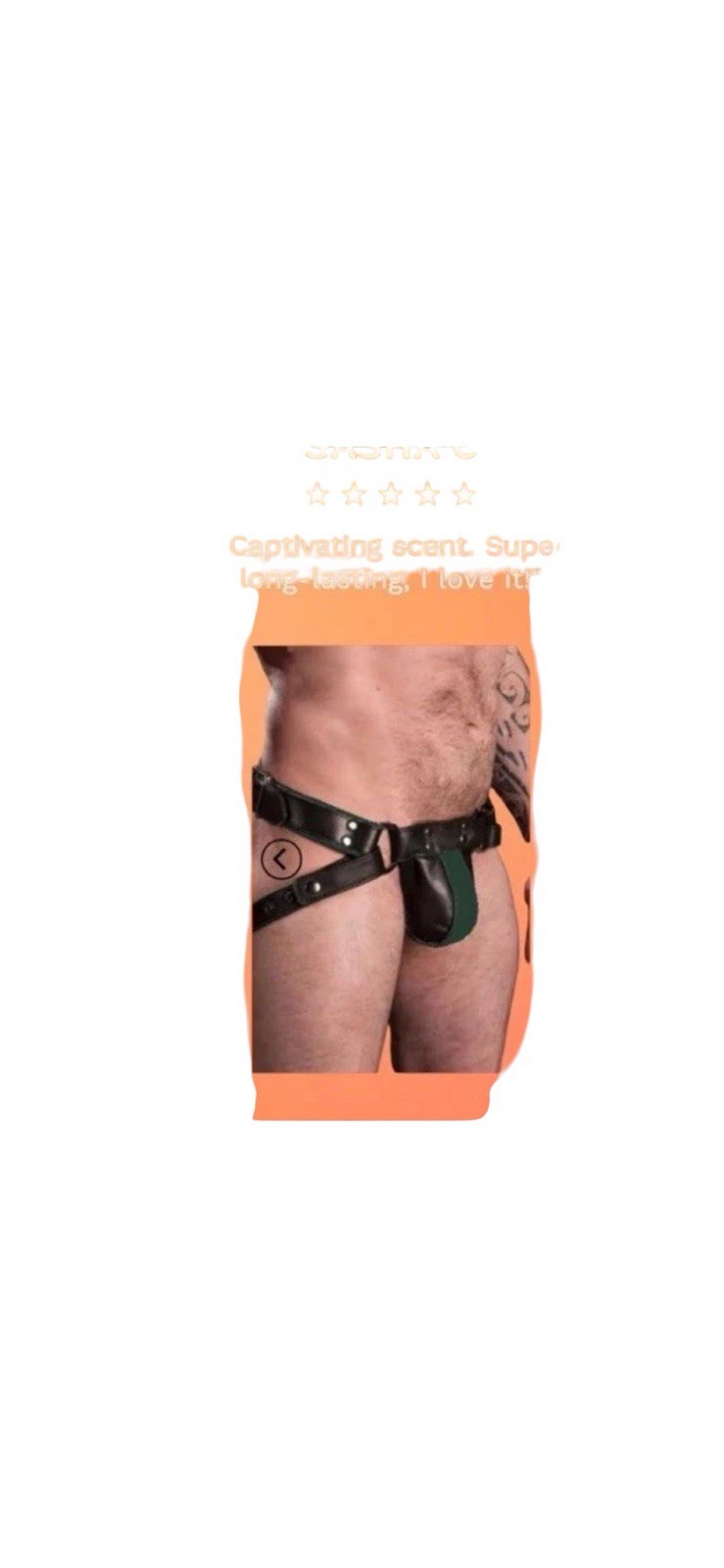 Handmade Real Leather Jockstrap: Detachable Pouch, Custom Fit Made to Order