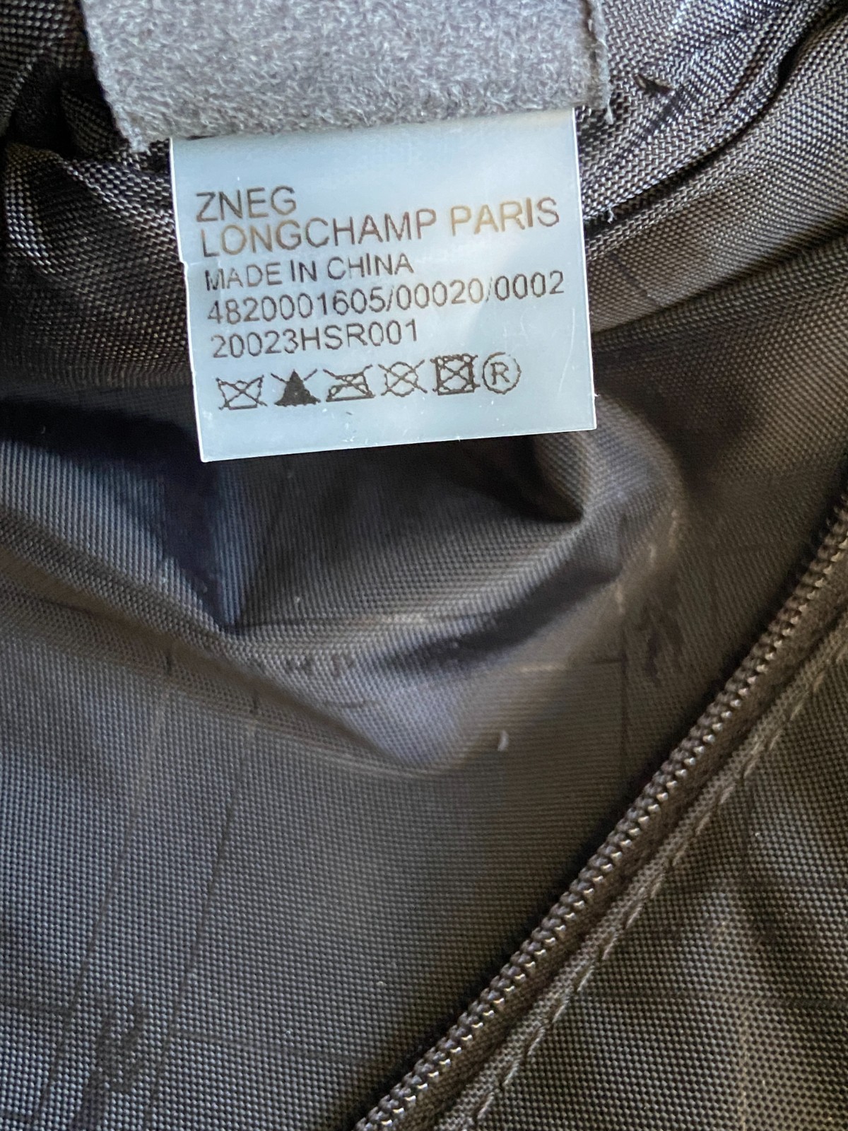 LONGCHARM Le Pliage Energy Nylon Trim Leather Men’s Backpack – Black, RARE