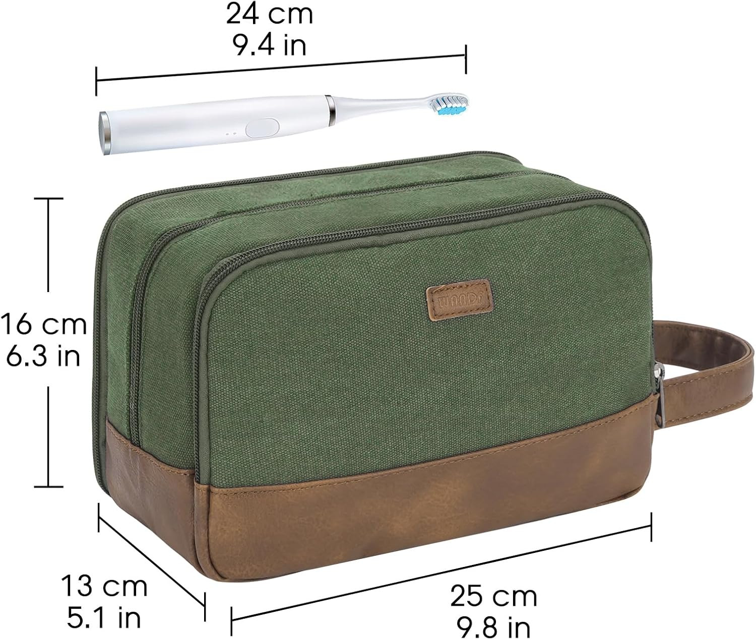 Travel Toiletry Bag for Men Large Toiletries Shaving Bag Water Resistant Hanging