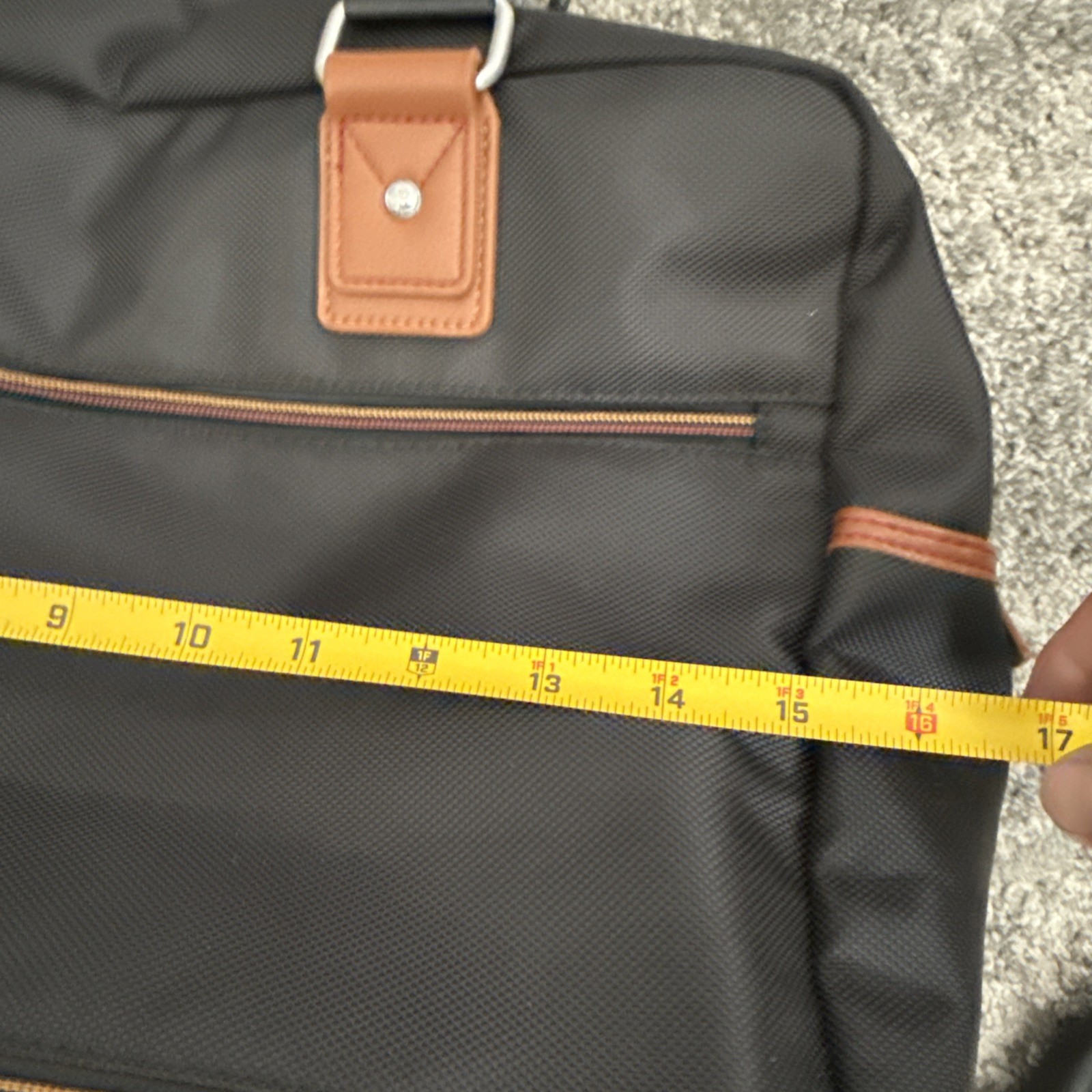 Robert Graham JetSetter Messenger Bag Black NWT 15″ Length x 11″ high x 6″ wide
