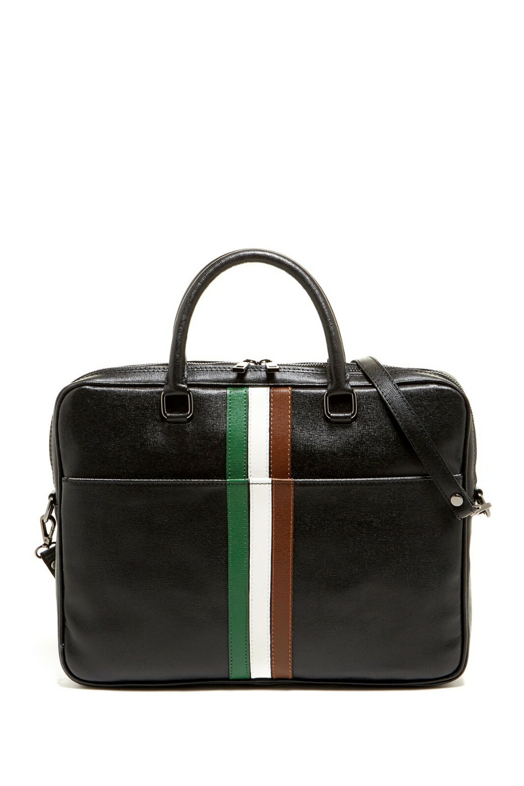 Persaman New York Henry Italian Leather Messenger, Two-way zip, $1,550, NWT