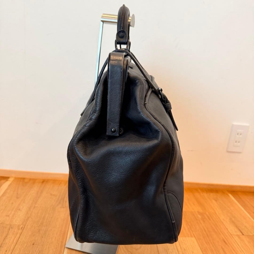 Authentic Yoshida Kaban MARCIANO Leather Doctor Bag 48cm Black Business Travel