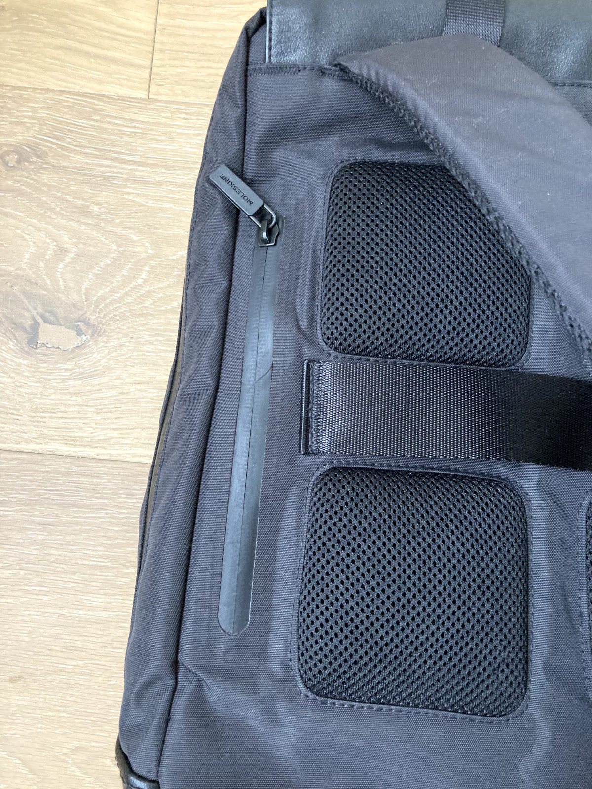 MOLESKINE Black Slim Backpack, METRO Collection, Modern Lightweight Bag $159