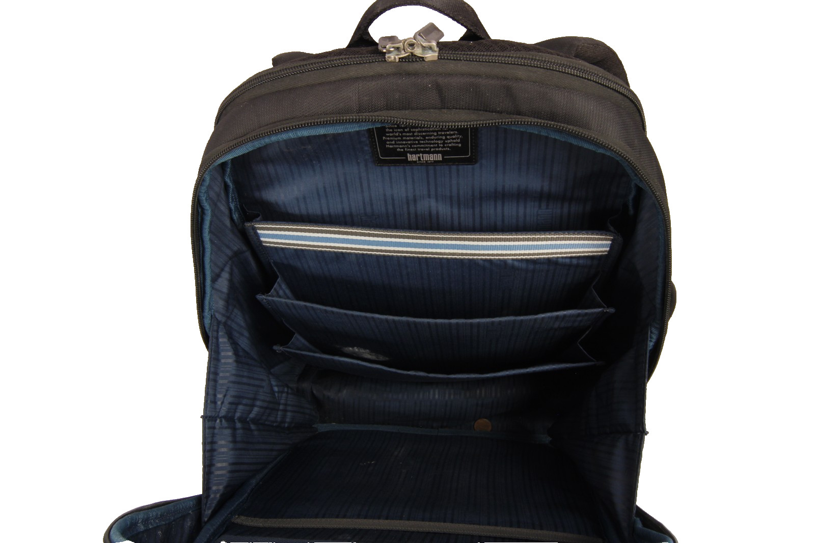 Hartmann Metropolitan 2 Executive Backpack in Deep Black #111258-1276 Used As Is