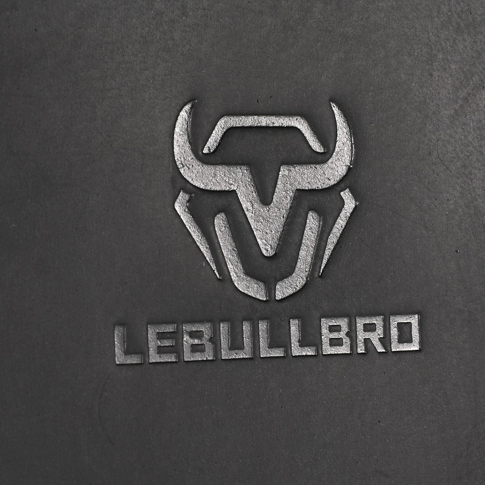 LEBULLBRO Men’s Crazy Horse Leather Crossbody Bag Shoulder Business Handbag M