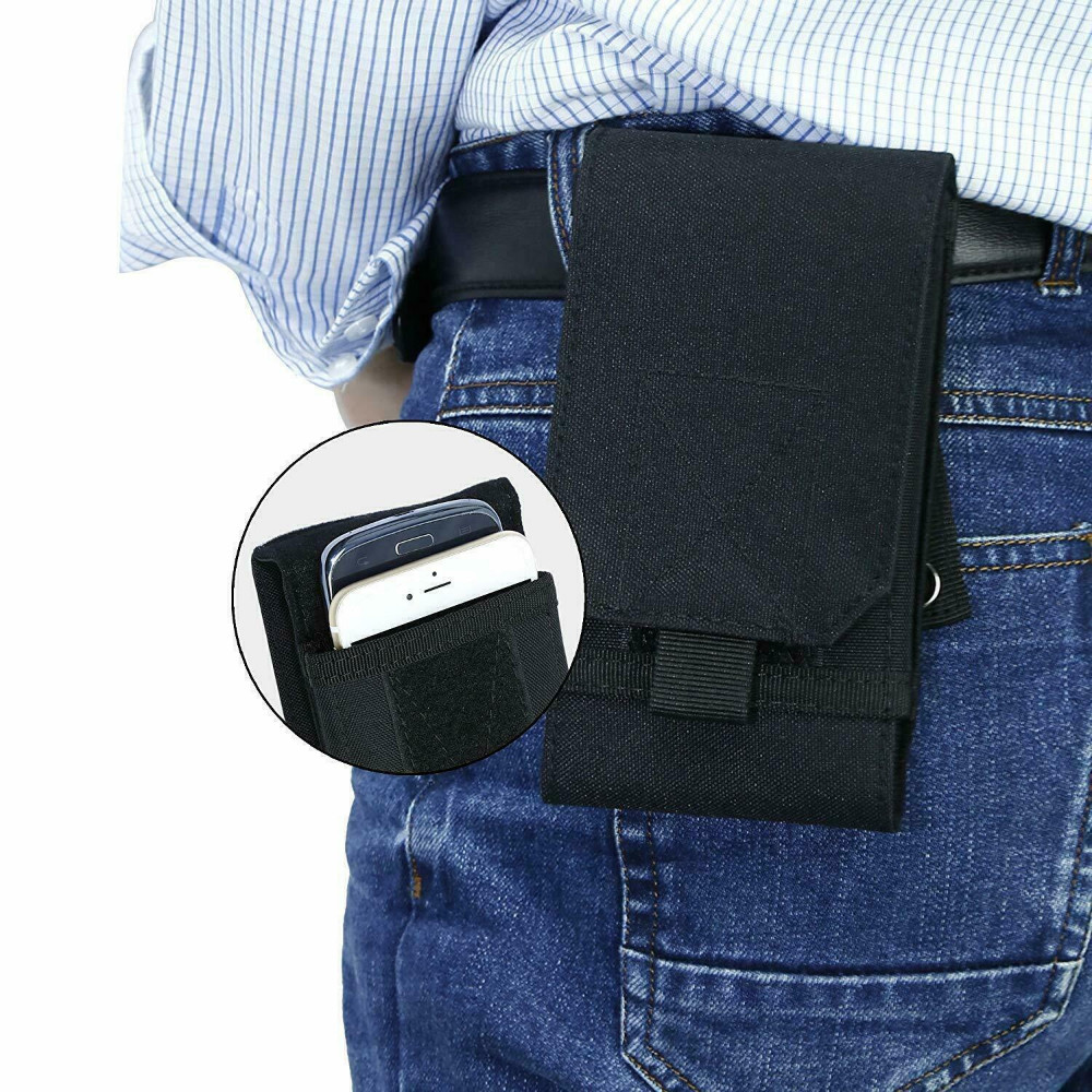 Universal Cell Phone Holster Vertical Carrying Belt Clip Case Pouch Cover Holder