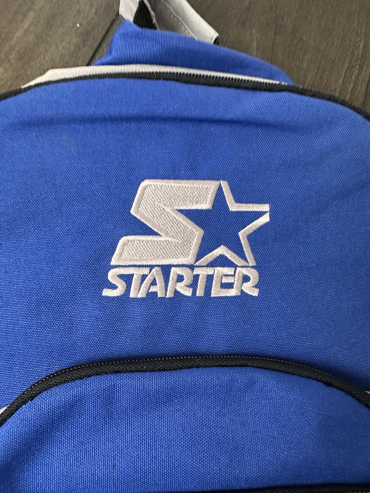 Vintage 90s Starter Backpack Blue NEW with tags School Bag Books