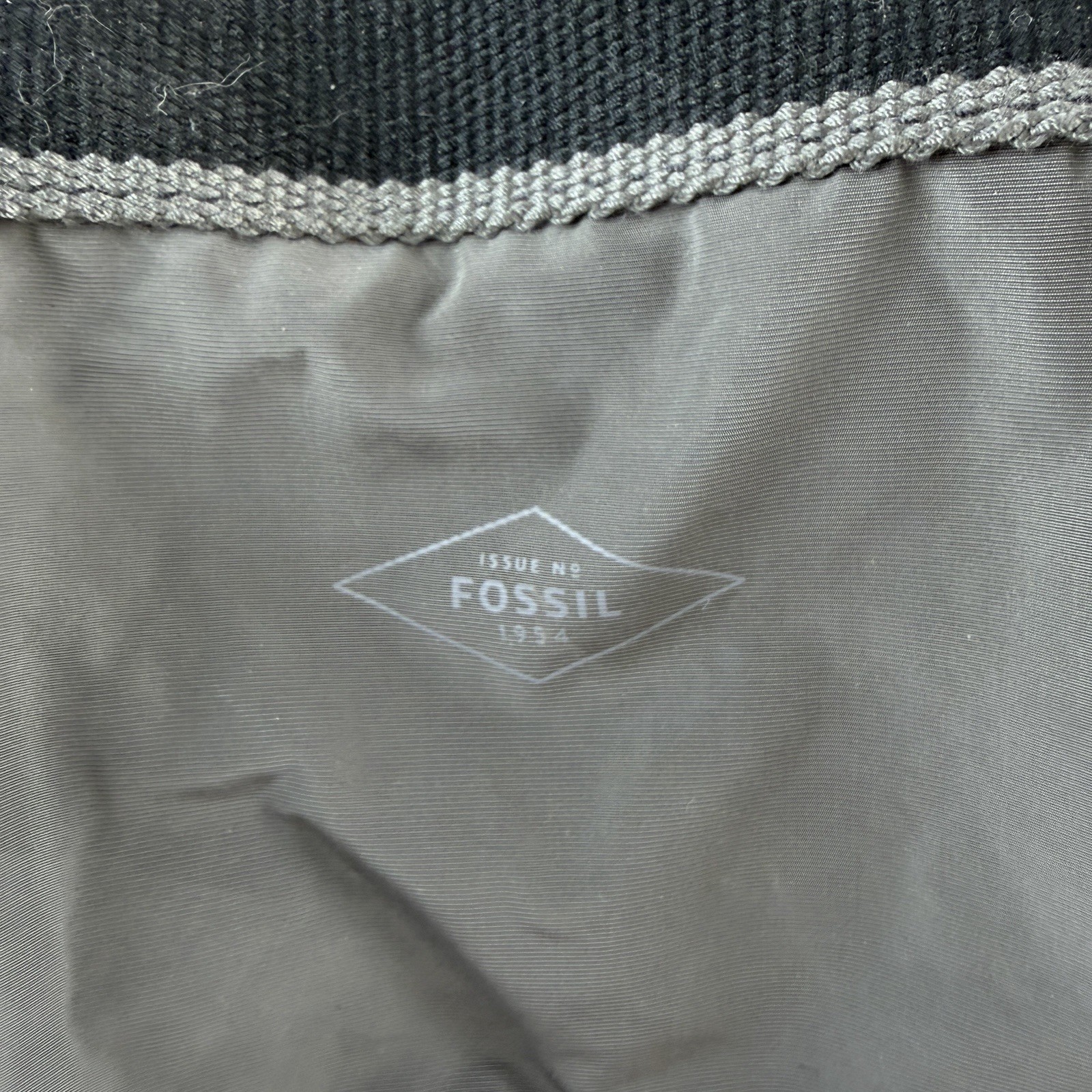 Fossil Abbot Duffle Gym Bag Athletic Gray Pockets NWT