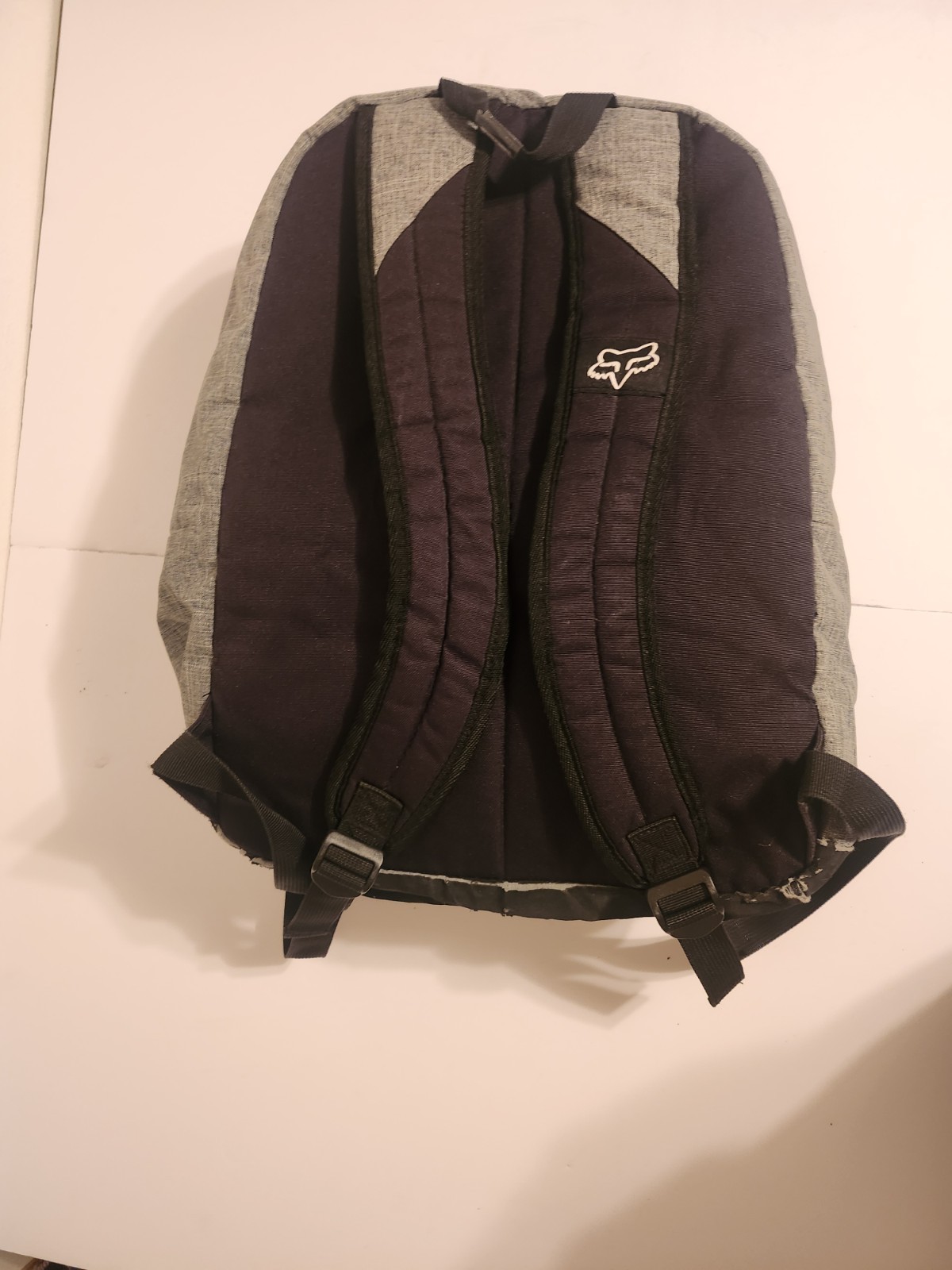 Fox Gray Backpack with Adjustable Strap and Padded Features for Men