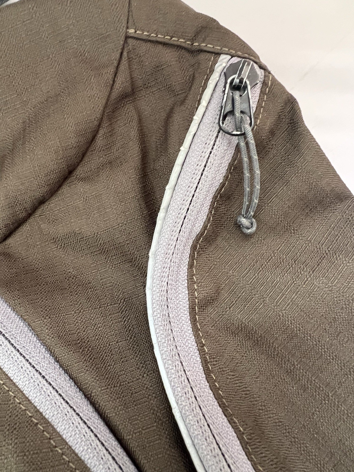 Eddie Bauer Sling Backpack Dark Gray w/Light Gray Trim Crossbody Daypack Hiking