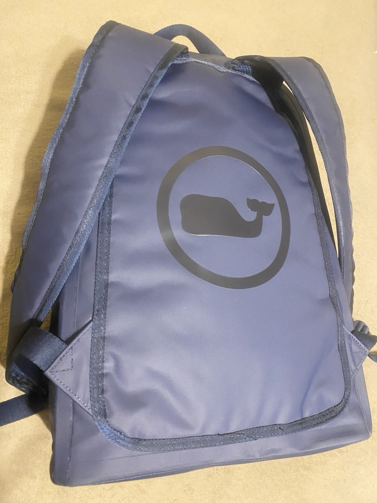 blue backpack Vineyard Vines Water Resistant