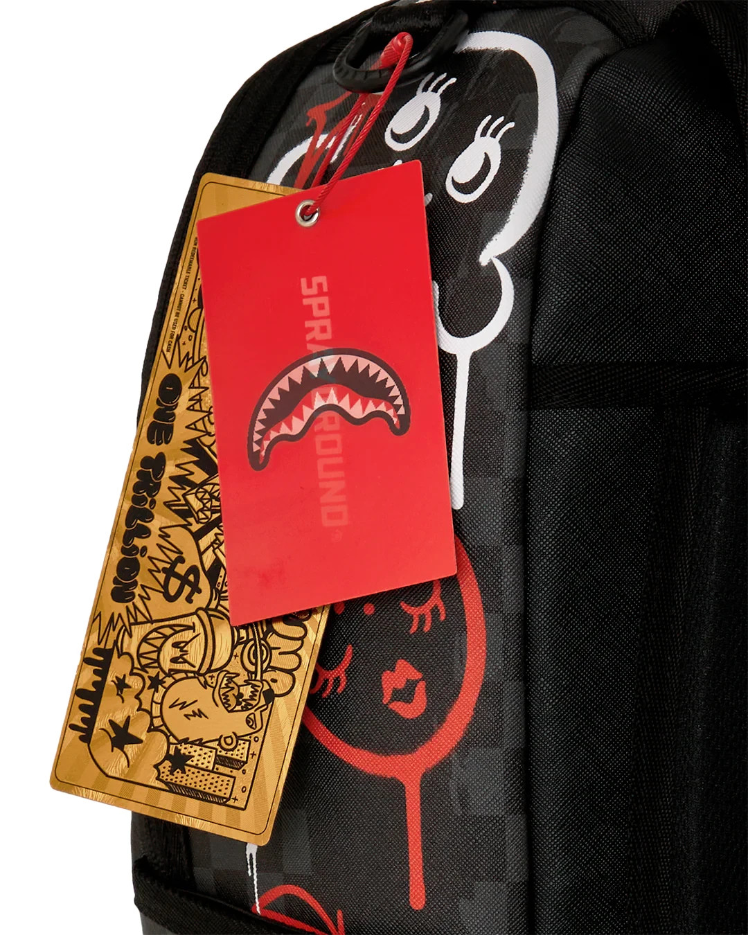 Sprayground Hello Kitty FRESH PAINT Backpack🔥New Black Kids Bookbag School Bag