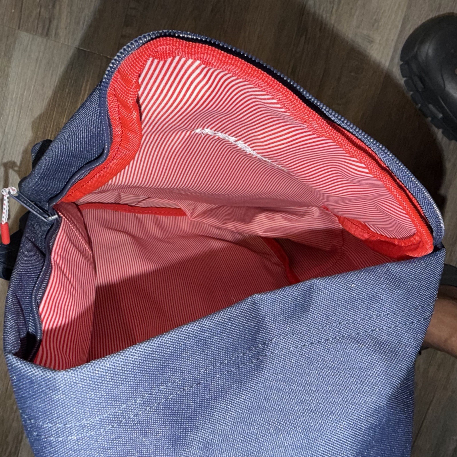 Herschel Blue Backpack School Big Student Laptop