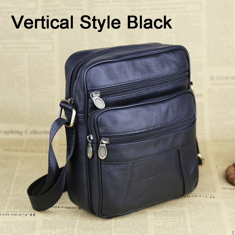 Genuine Leather Travel Shoulder Bag Briefcase Business Satchel Work Case