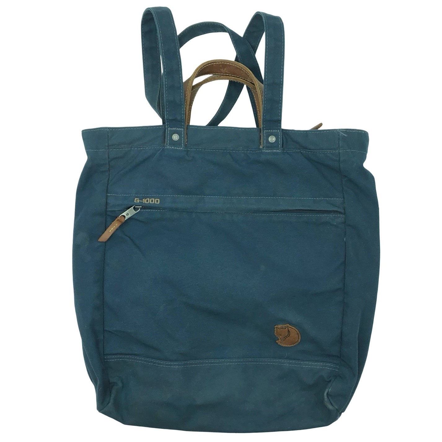 Fjallraven Totepack No.1 Blue Canvas Top Handle Backpack Hybrid