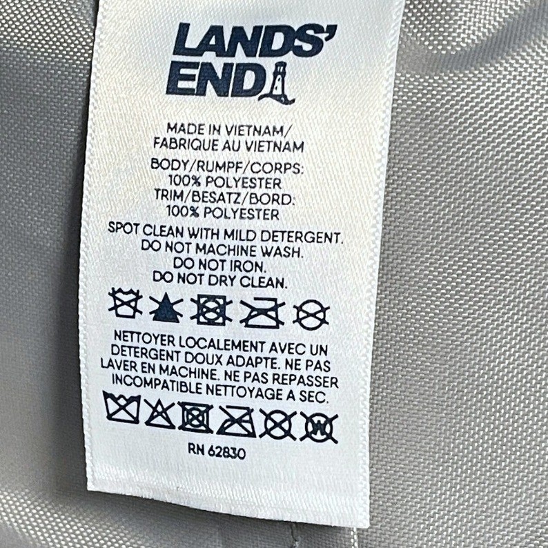 Lands End Everyday Messenger Bag Size 11×15 Laptop Inner Outer Pockets Utility
