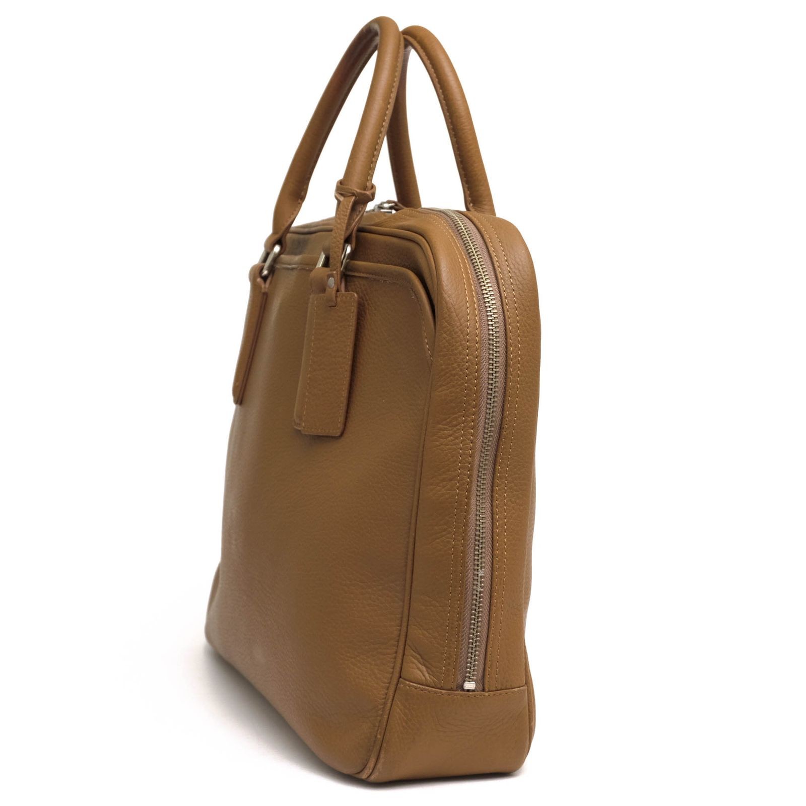 United Arrows Leather Business Briefcase 42cm Brown 2WAY Pre-owned