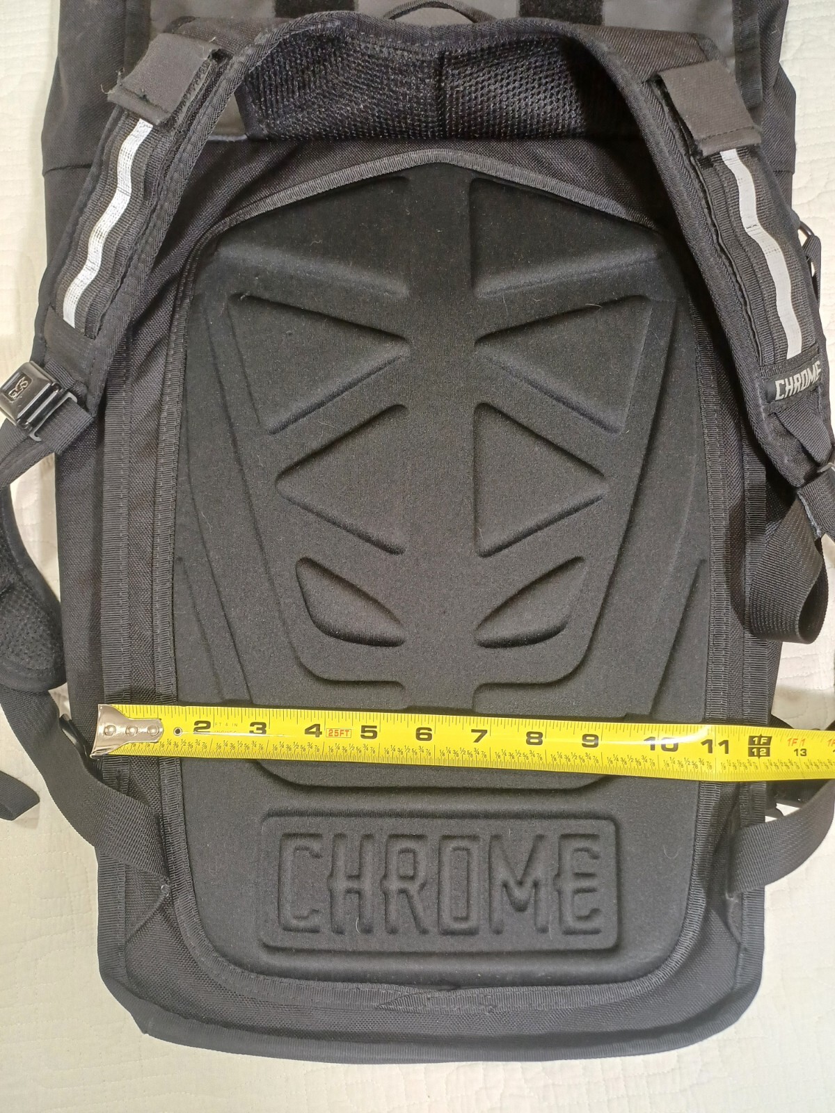 Chrome Industries Bravo Backpack Black Gray Roll Top Waterproof Bike Courier