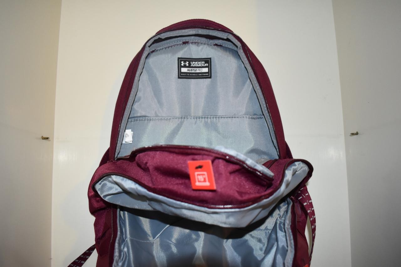 Under Armour Hustle Pro Backpack 1367060 655 Maroon NWT