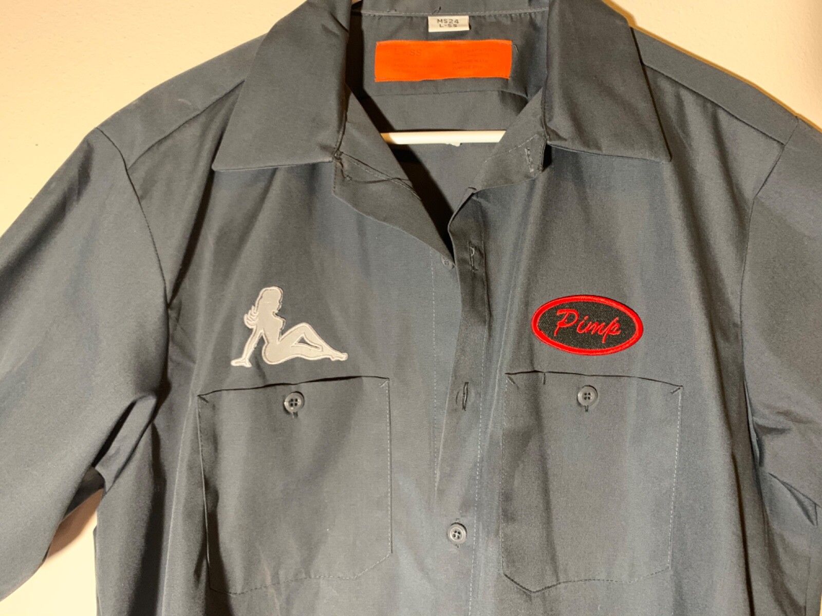 Pimp DK Grey Button-up