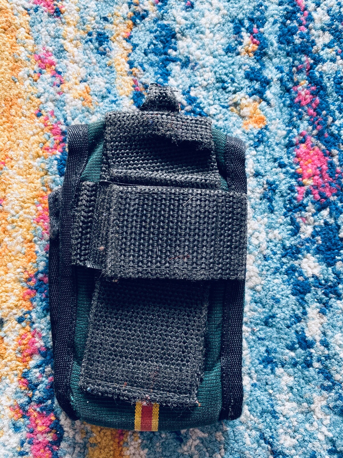 Used Supreme Camera Pouche Green Box Logo Gray Black, Green Bags
