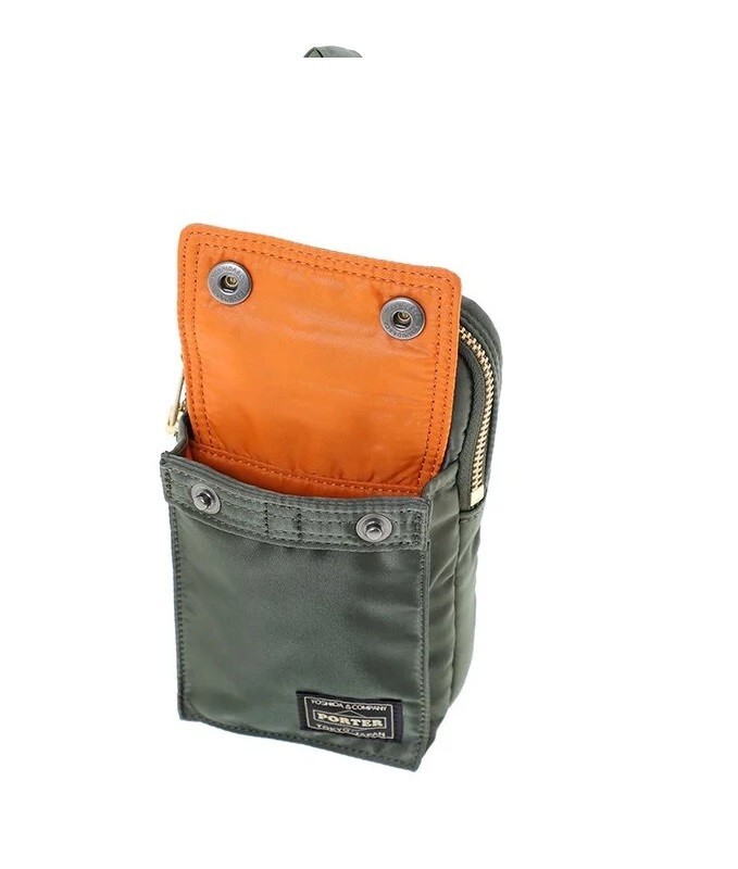 PORTER TANKER MOBILE POUCH SAGE GREEN 622-26112 Unisex Yoshida & Co. Tokyo NEW