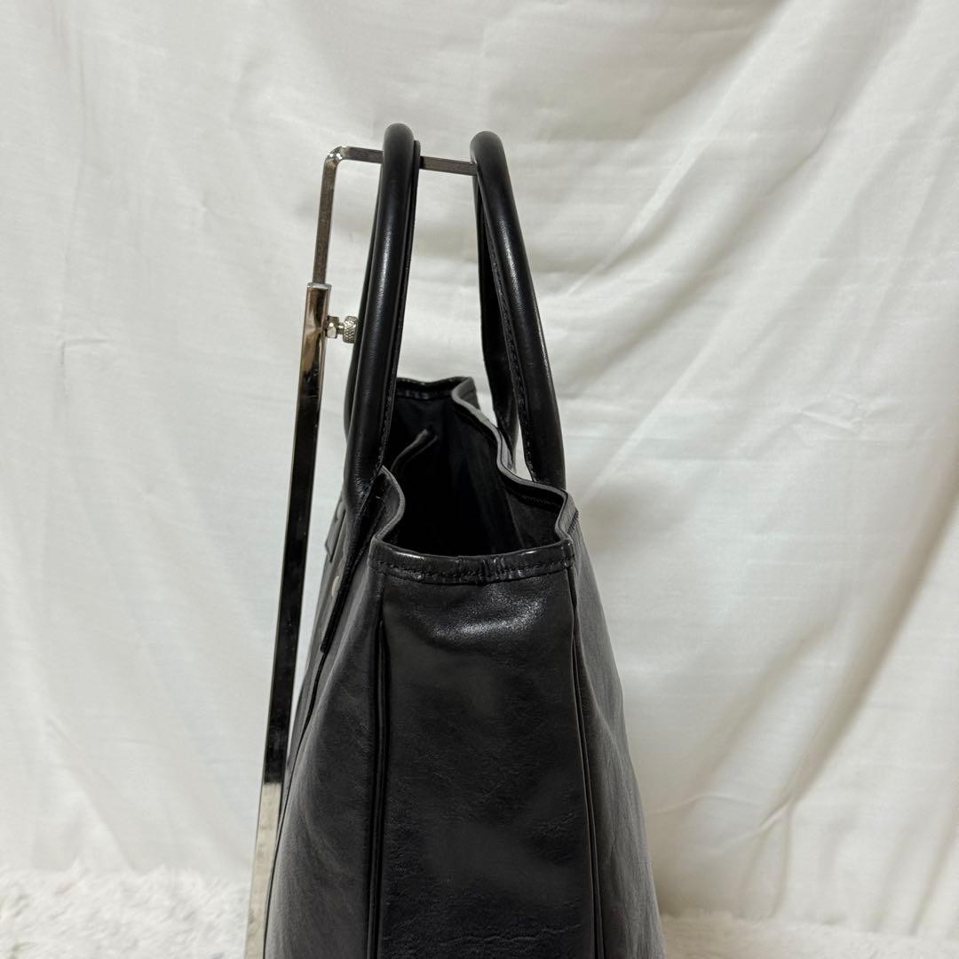 Authentic Burberry Black Label Leather Business Tote Bag 31.5cm x 42cm x 7.5cm B