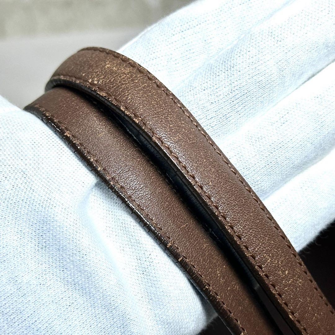Authentic Burberry Leather Tote Bag Brown 22cm x 36cm x 11cm Business Shoulder