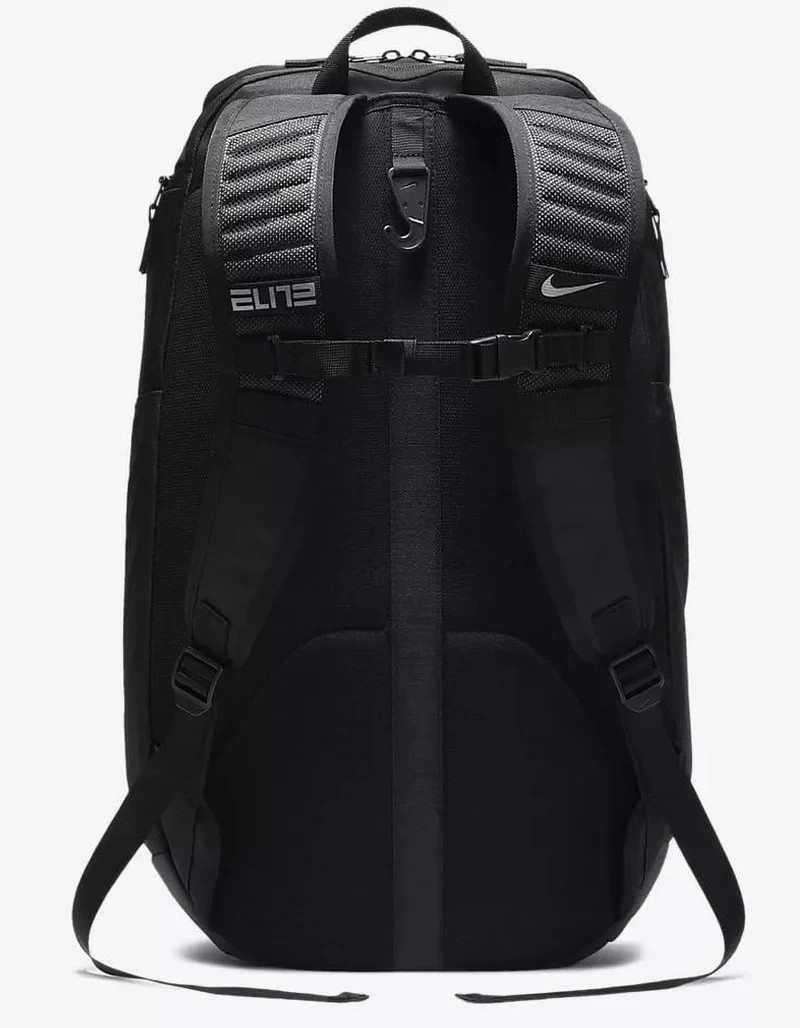 Nike Hoops Elite Pro Basketball School Backpack Black Silver Grey BA5554-011