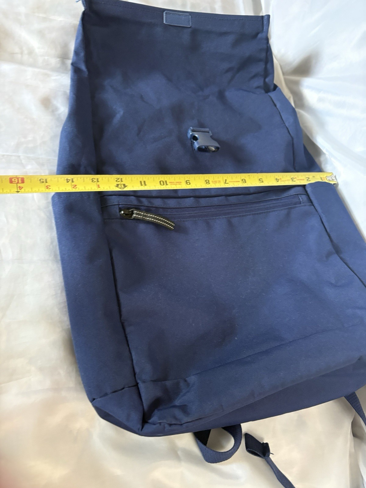 IKEA DROMSAK Large Hiking/ Duffle Or Laptop Backpack Navy Blue