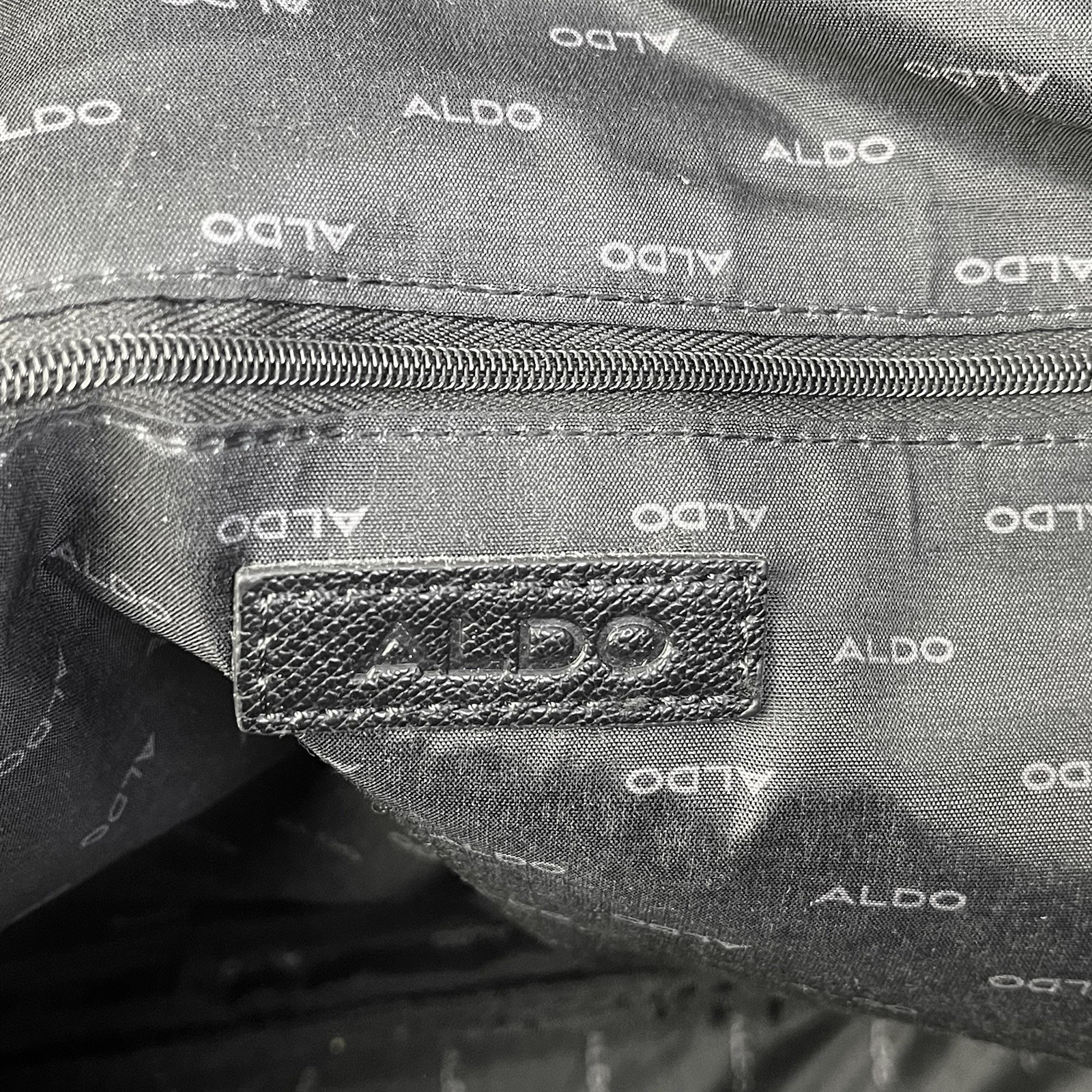 Aldo Messenger Bag Black Laptop Computer Zipper Pockets