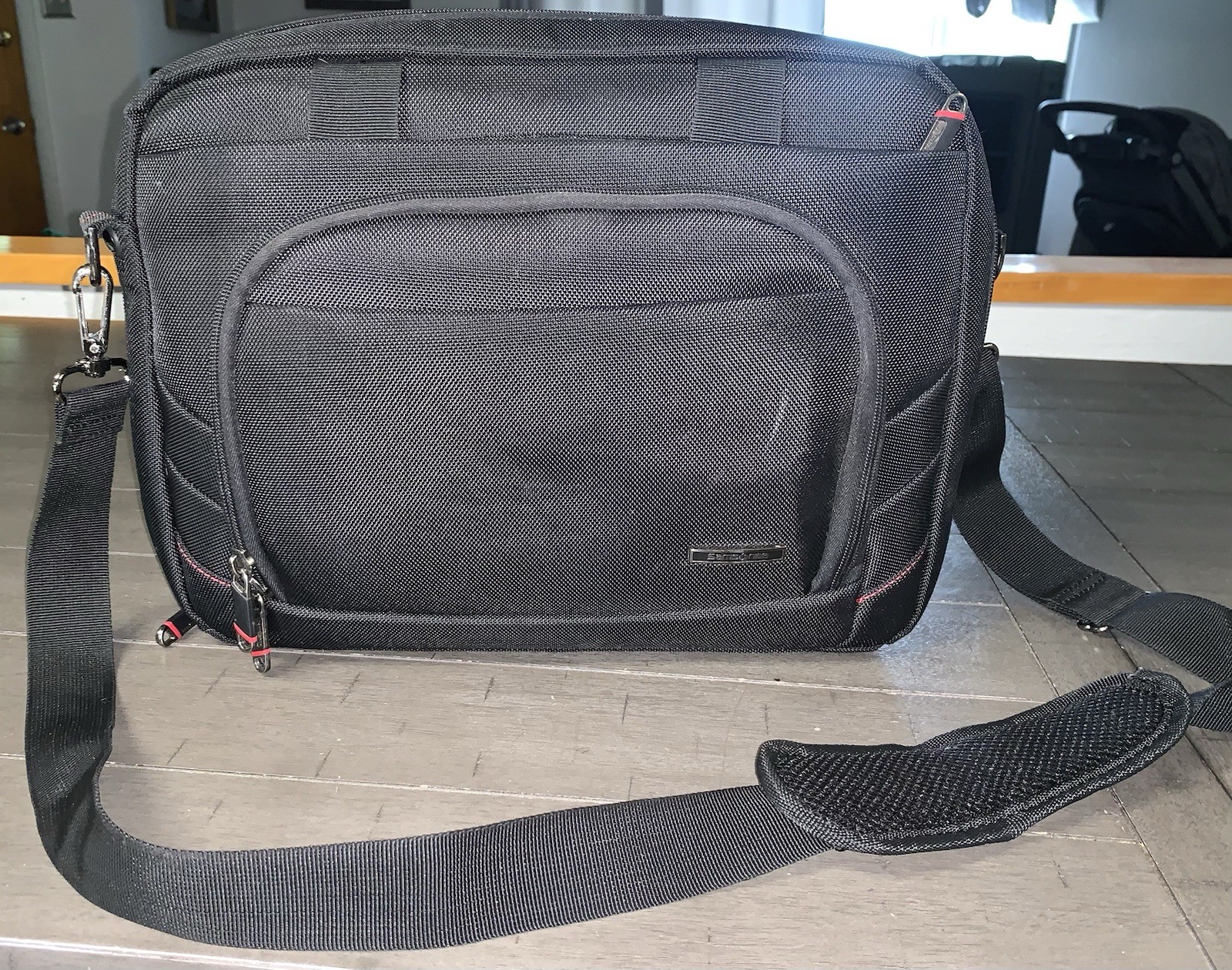 C4 BLACK SAMSONITE 14” LAPTOP BAG CASE BUSINESS BRIEFCASE SHOULDER STRAP CARRYON