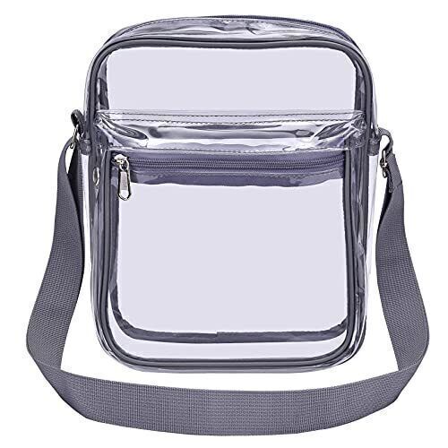 USPECLARE Clear Purse Stadium Clear Messenger Bag Stadium Approved for Men and
