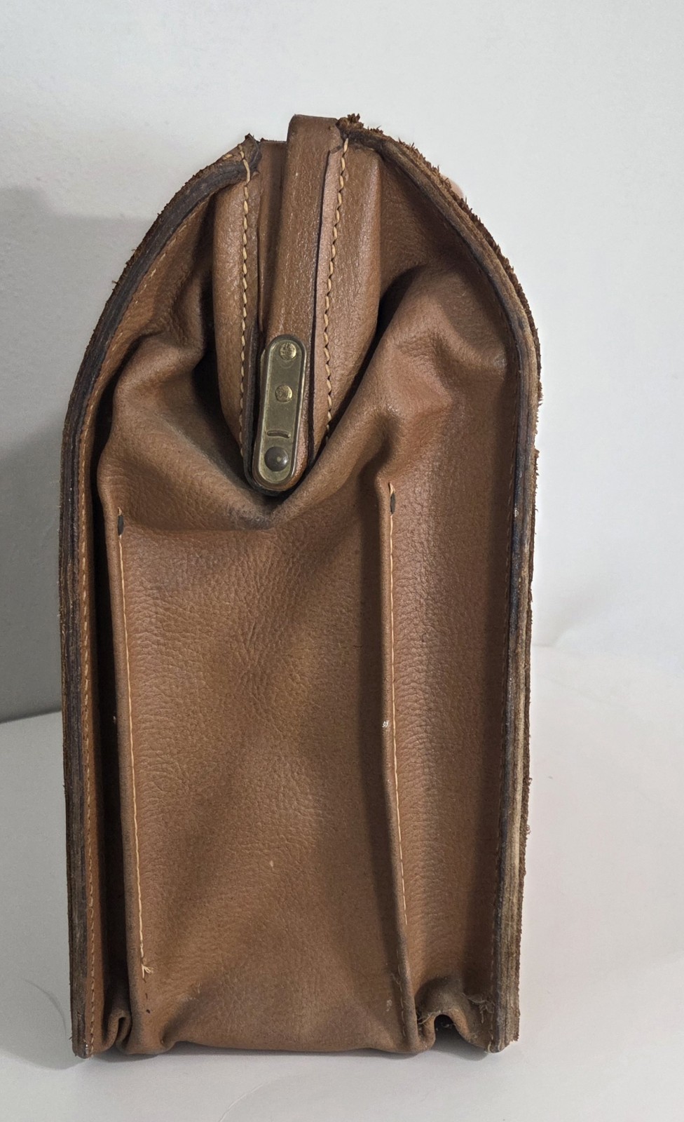Vintage Wear Best Deep Buff Split Cowhide Briefcase Doctors Bag Leather Large