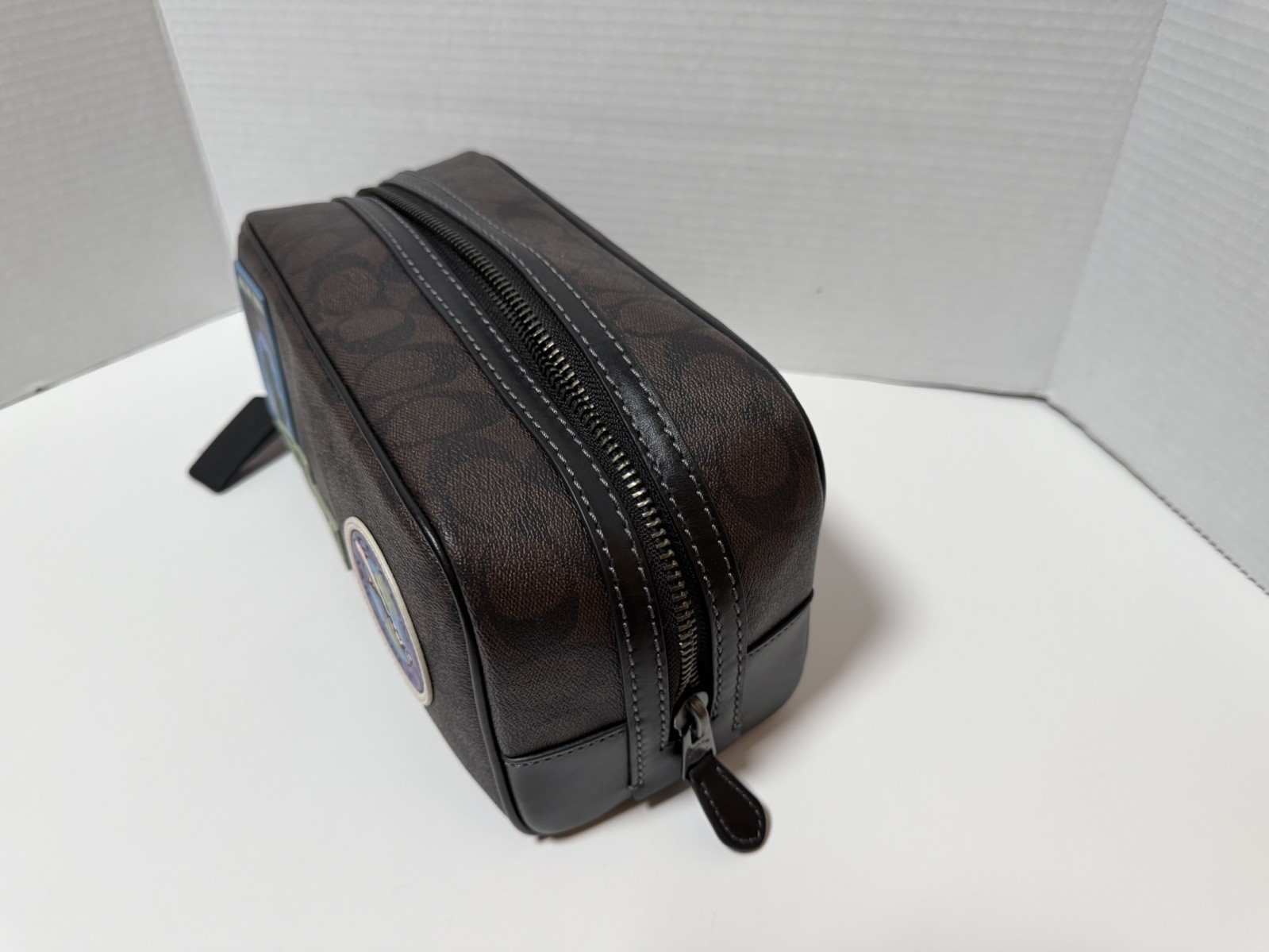 Coach Large Travel Kit (1276) / Signature Canvas With NYC Patches /New With Tags
