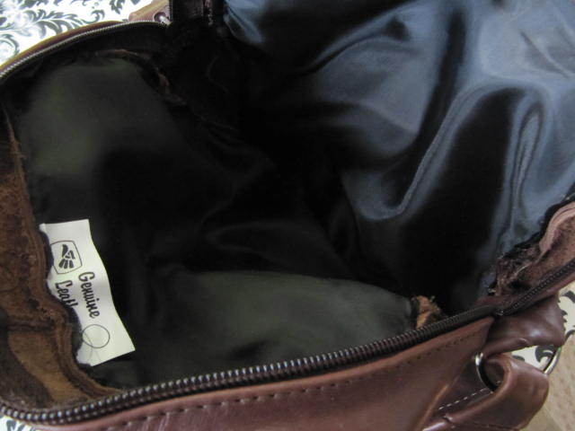 Leather Messenger Bag Tablet Pack With Cell Phone Pocket Credit Card Organizer