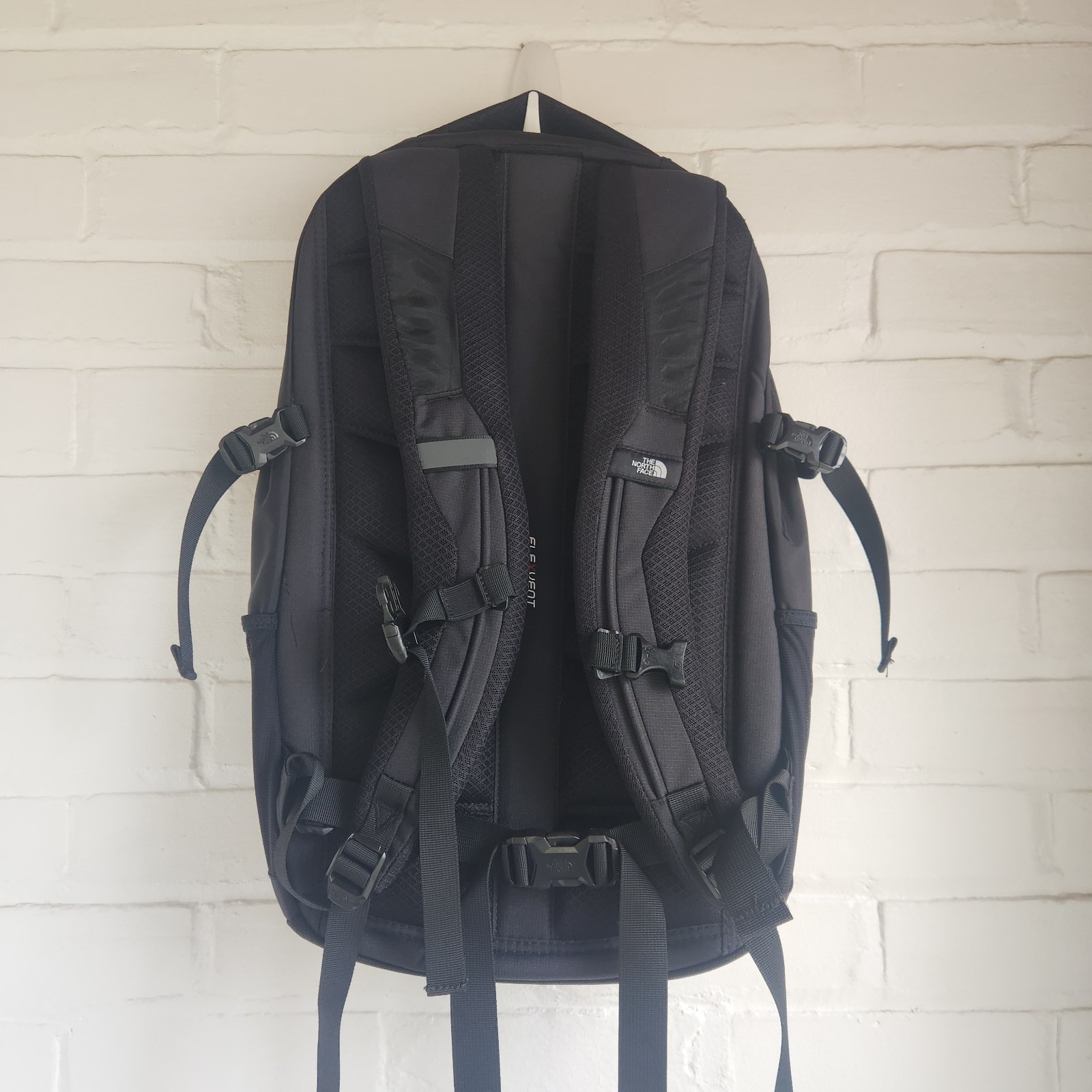 The North Face Fall Line Backpack Black With Small Logo