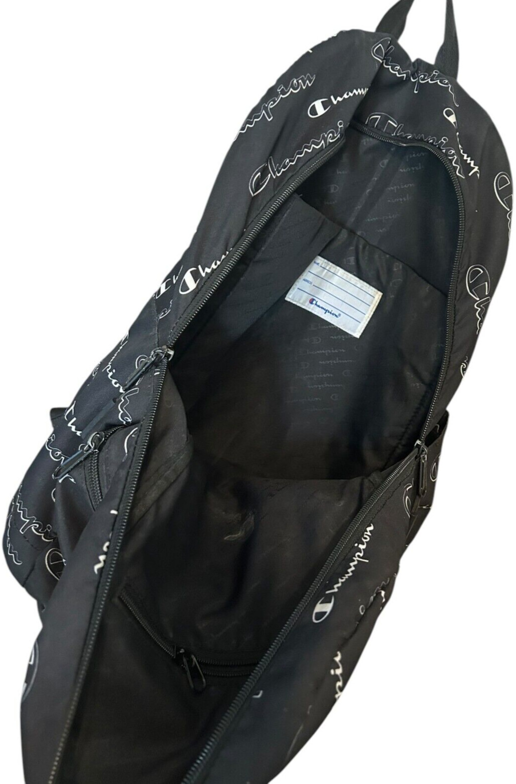 Champion Advocate Backpack, Black Combo, One size – All over logo print