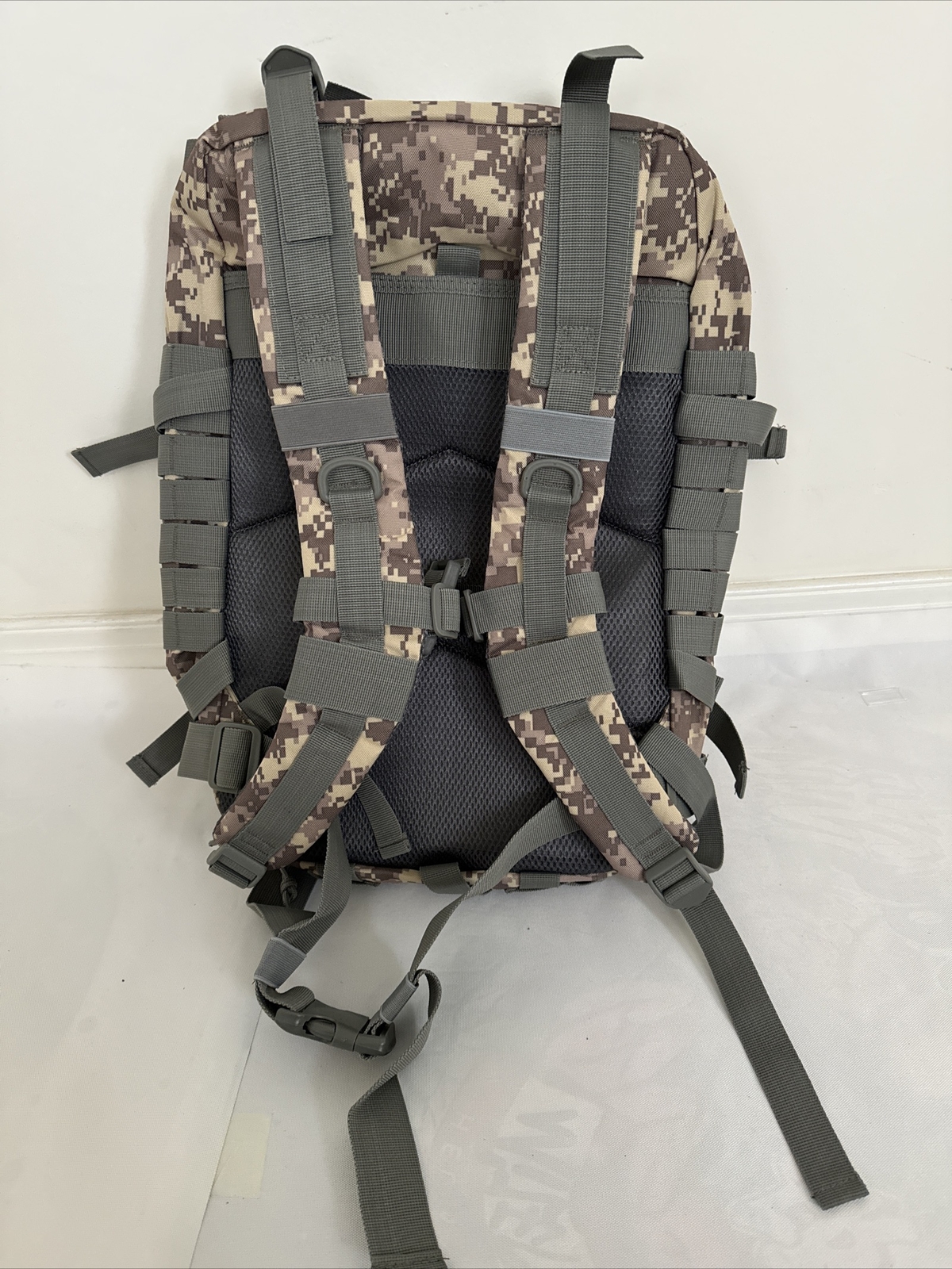 45L Military Tactical Backpack Large Army Men-Outdoor-ACU Camo-New-US Seller