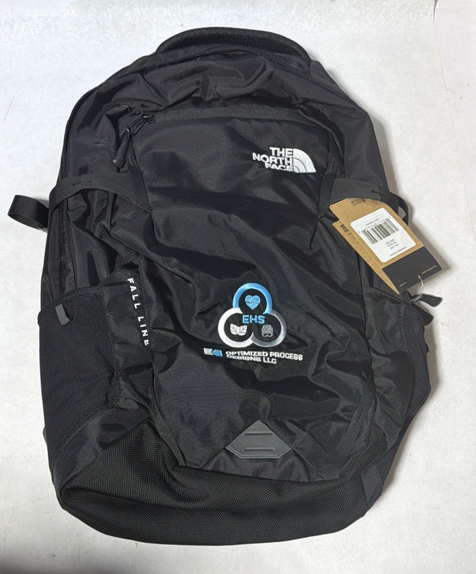The North Face Fall Line Backpack With An Embroidered Logo Black