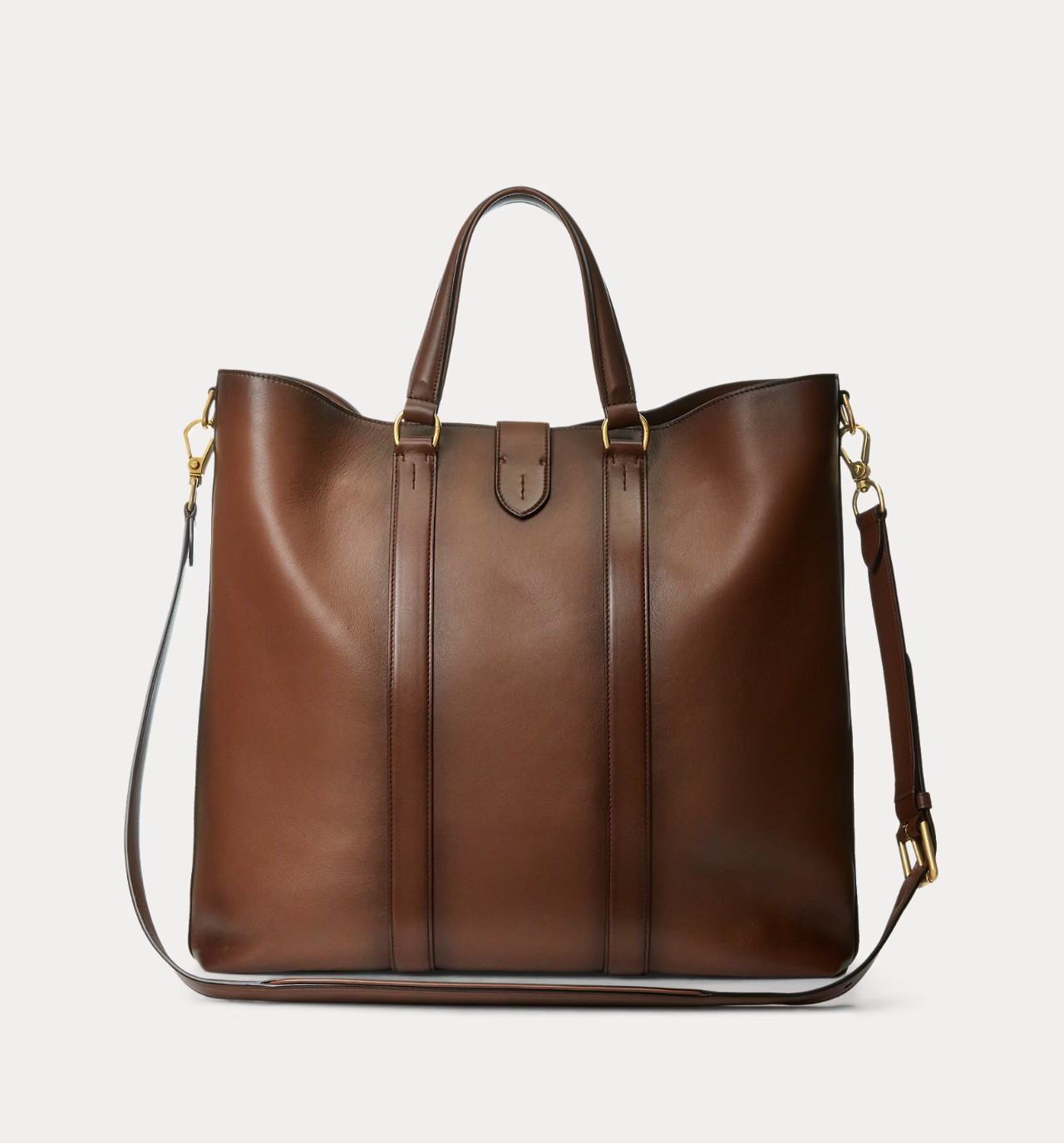 Ralph Lauren Purple Label Welington Brown Leather Tote Bag New RRP £2,440 UK RL
