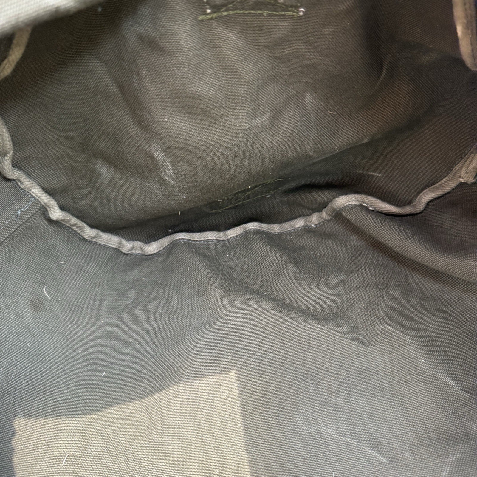 Large Duffle Bag Heavy Duty Cotton Canvas Military Army 36” 3 Handles Distressed