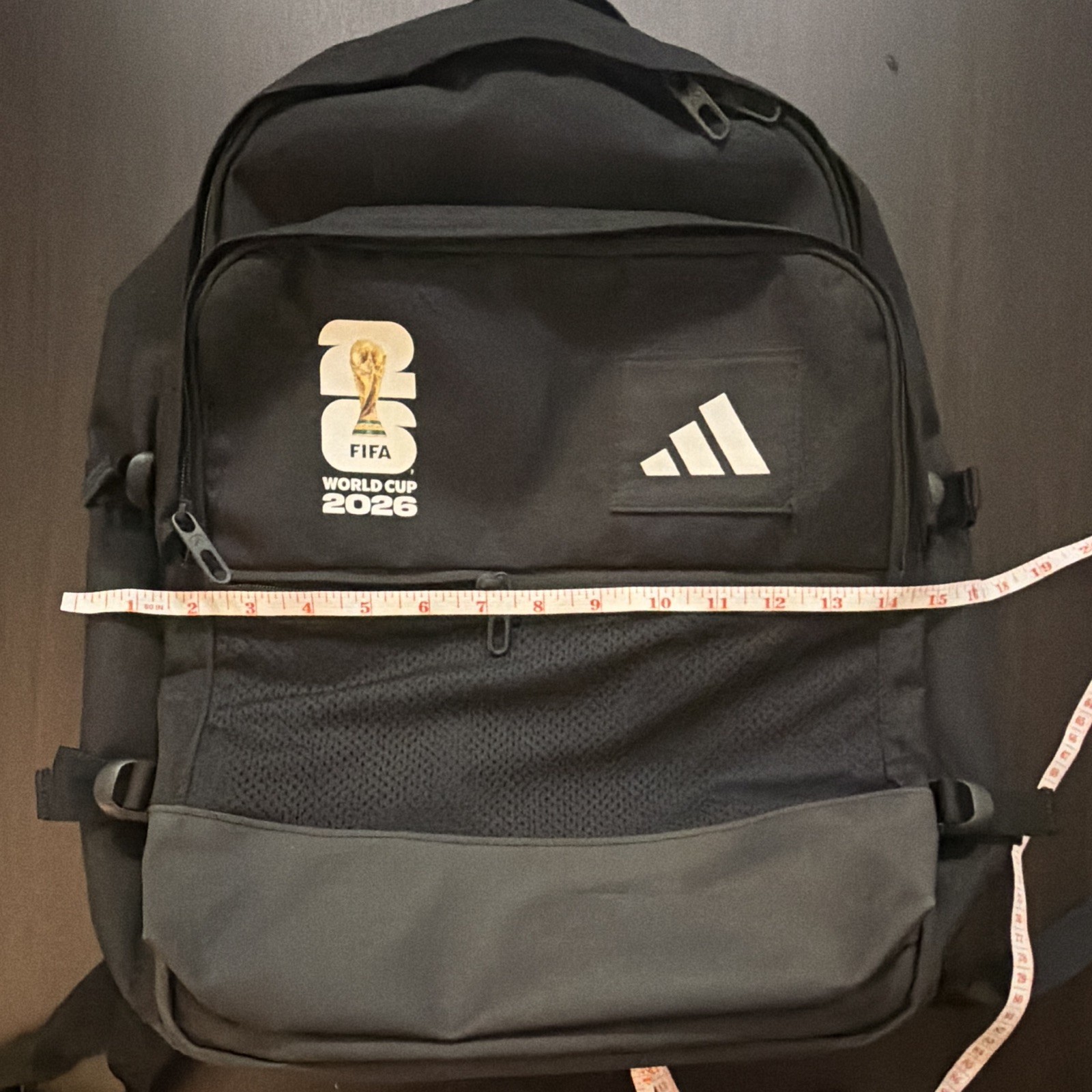 [FIFA World Cup 2026] Utility Multi-Pocket Backpack Casual Lifestyle Black 33L