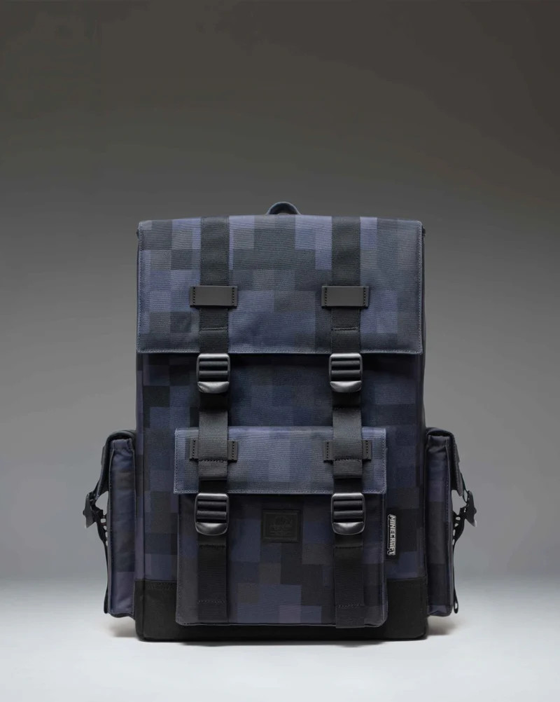 Minecraft Herschel Cube Little America™ Backpack – 29L – Black Block – NWT