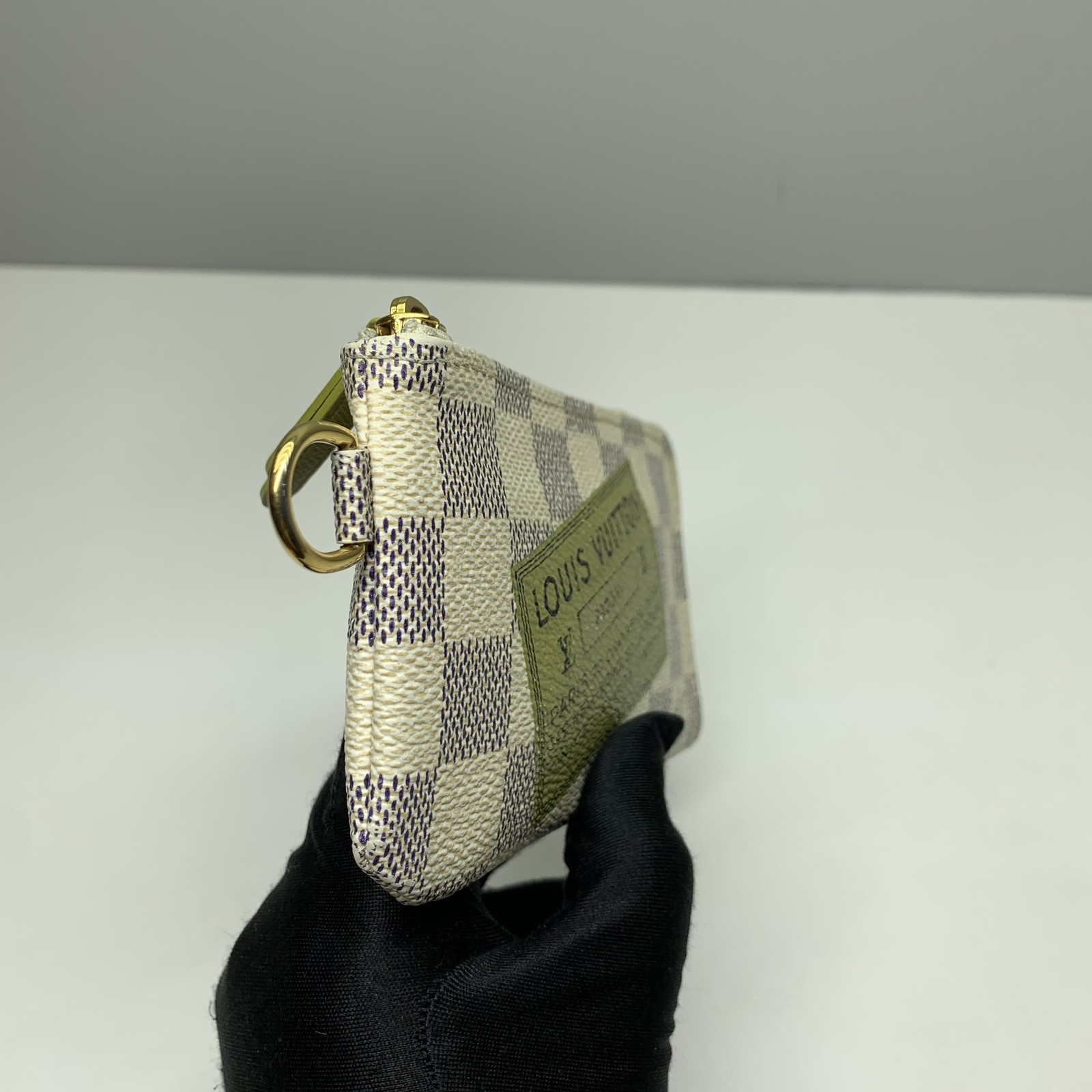 Louis Vuitton Pre-Owned Authentic – Coin Purse White N63085 14×8×1cm Canvas