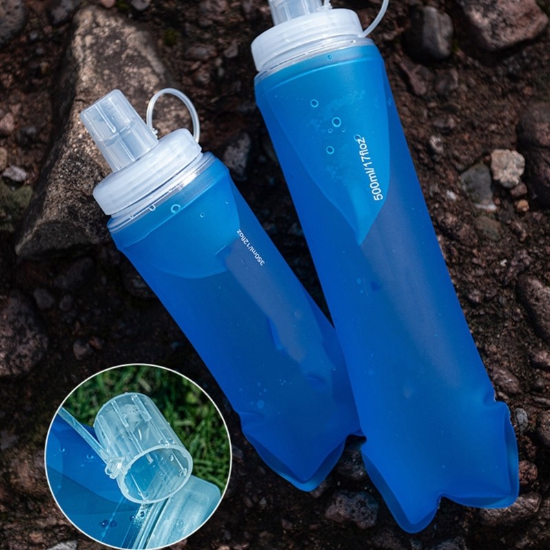 Soft Flasks Water Bottle Running Flasks for Hydrations Pack Cycling Hiking Runng